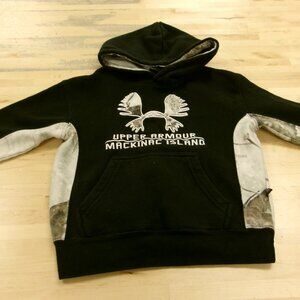 Valani Upper Armour Mackinac Island Mossy Oak Camo Kids Boy Hoodie Sweatshirt XS